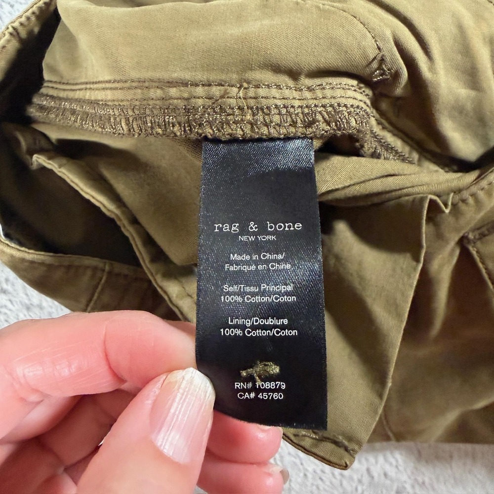Rag & Bone - Field Cargo Jogger - Olive Green Utility Zip Cuff - SZ 30 - Picture 11 of 16